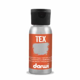 Farba na textil strieborná Darwi 50ml - Oma & Luj