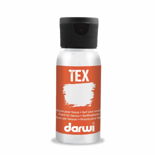 Farby na textil Darwi perleťová biela 50ml