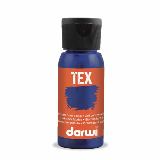 Farba na textil tmavomodrá Darwi 50ml - Oma & Luj