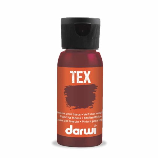 Farby na textil Darwi červená regina 50ml