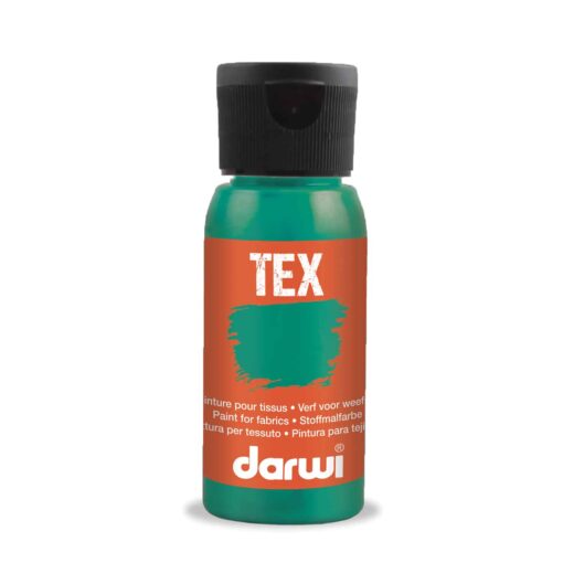 Farba na textil tmavozelená Darwi 50ml - Oma & Luj