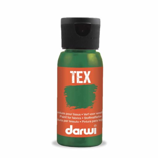 Farby na textil Darwi zelená moos 50ml