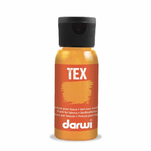 Farby na textil Darwi neónová oranžová 50ml