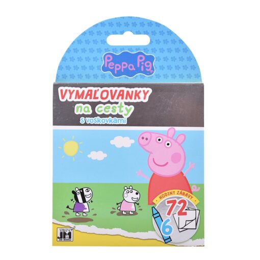 Omaľovánka na cesty Prasiatko Peppa - Oma & Luj