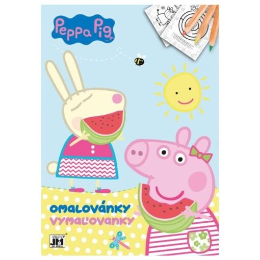 Omaľovánka Prasiatko Peppa A4 - Oma & Luj