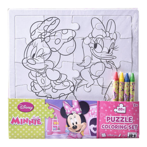 Puzzle omaľovánka Minnie