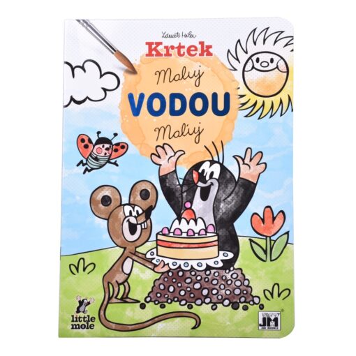 Maľuj vodou Krtko a torta - Oma & Luj