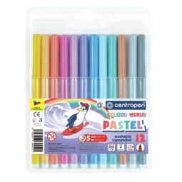 Fixky Centropen 7550 pastelové vyprateľné 12ksbal- Oma & Luj