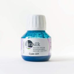 Farba na hodváb Cyan modrozelená 50ml - Darwi Arasilk - Oma & Luj