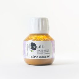 Farba na hodváb Béžová sépia 50ml - Darwi Arasilk - Oma & Luj