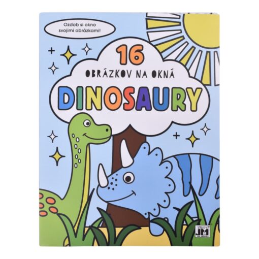 Omaľovánky do okien dinosaury - Oma & Luj