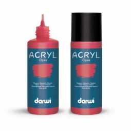 Akrylová farba karmínovo červená Darwi Opak 250ml - Oma & Luj