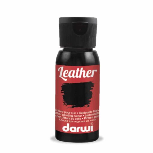 Farba na kožu čierna Darwi leather 50ml - Oma & Luj