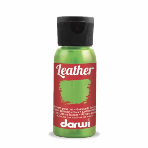 Farba na kožu svetlozelená Darwi leather 50ml - Oma & Luj