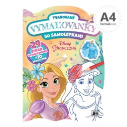 Tvarované omaľovánky Princezné - Oma & Luj