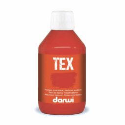 Farba na textil červená rumelková Darwi 250ml - Oma & Luj