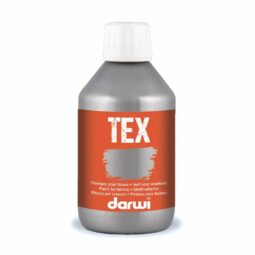 Farba na textil strieborná Darwi 250ml - Oma & Luj