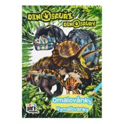 Omaľovánka s predlohou Dinosaury 2 A5 - Oma & Luj