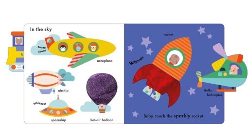 Baby Touch: Vehicles Tab Book