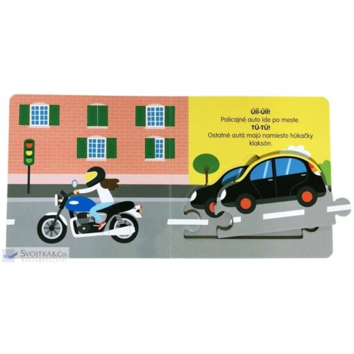 Brmm, brmm motory Puzzle leporelo - Oma & Luj