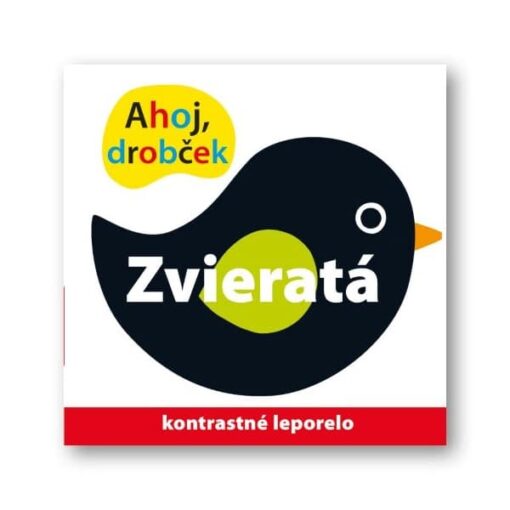 Kontrastné leporelo Ahoj drobček zvieratá - Oma & Luj