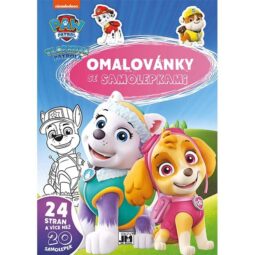 Omaľovánka Labková patrola so 20 samolepkami-Oma &Luj