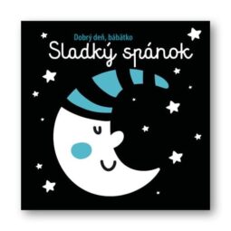 Kontrastné leporelo Dobrý deň, bábätko -Sladký spánok - Oma & Luj