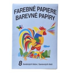 Farebný papier 8 listov - Oma & Luj