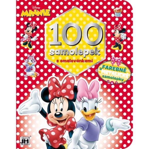 100 samolepiek s omaľovánkami Minnie - Oma & Luj