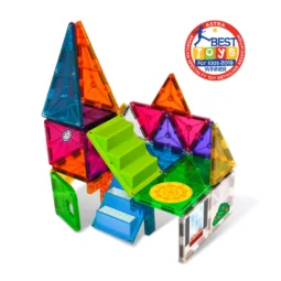 Magnetická stavebnica Magna tiles House 28 dielov-Oma & Luj