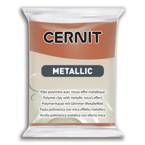 Polymérová hmota Cernit Mettallic bronz 56g -Oma & Luj