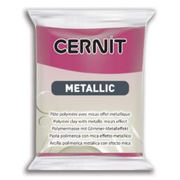 Polymérová hmota Cernit Mettallic purpurová 56g -Oma & Luj