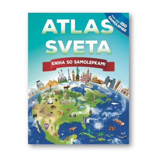 Kniha so samolepkami Atlas sveta-Oma & Luj