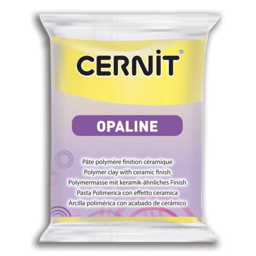 Polymérová hmota Cernit Opaline žltá 56g-Oma & Luj