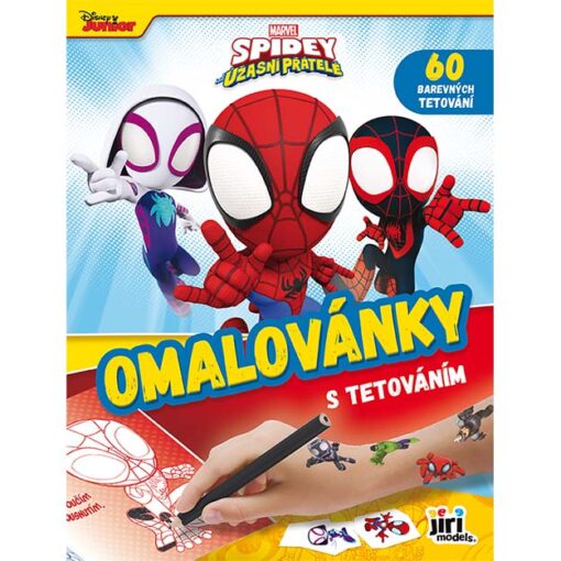 Omaľovánky s tetovačkami Spidey-Oma & Luj