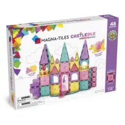 Magnetická stavebnica Magna Tiles Castle DLX 48 dielov-Oma & Luj