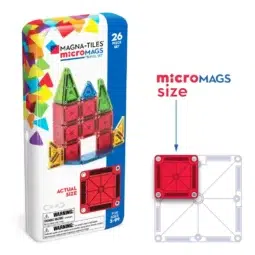 Magnetická stavebnica Magna microMags Travel set 26 dielov -Oma & Luj