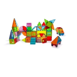 Magnetická stavebnica Magna tiles Metropolis 110 dielov-Oma & Luj