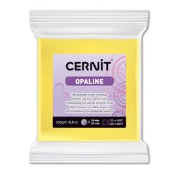 Polymérová hmota Cernit Opaline žltá 250g-Oma & Luj