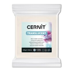 Polymérová hmota Cernit Translucent biela 250g-Oma & Luj